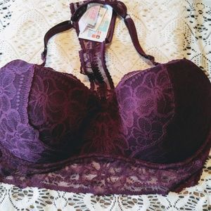 Victoria's Secret Lace pushup, racerback, L(D-DD)